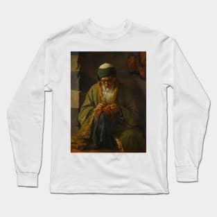 Man Sewing by Henriette Browne Long Sleeve T-Shirt